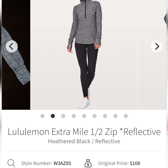 Lululemon Extra Mile 1/2 Zip - Picture 1 of 8